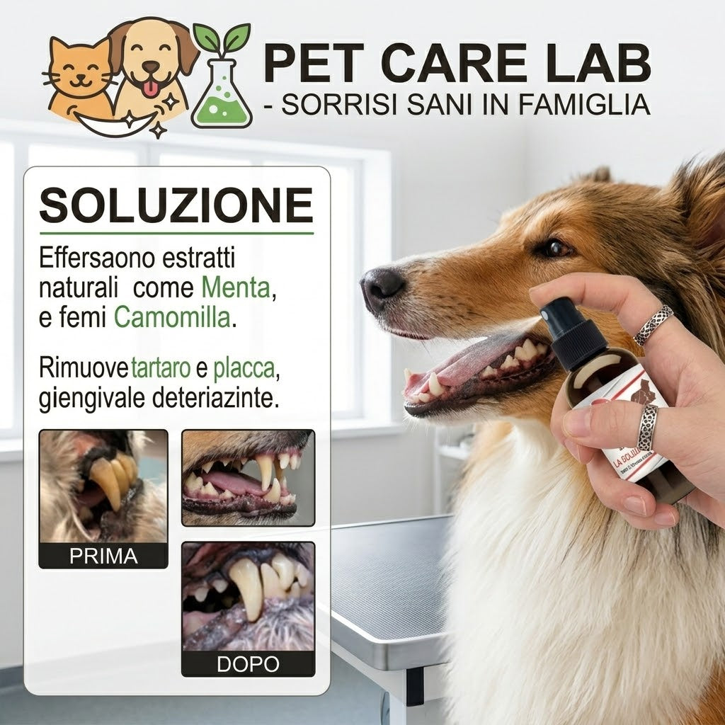 Spray Dentale per Animali - Alito Fresco!